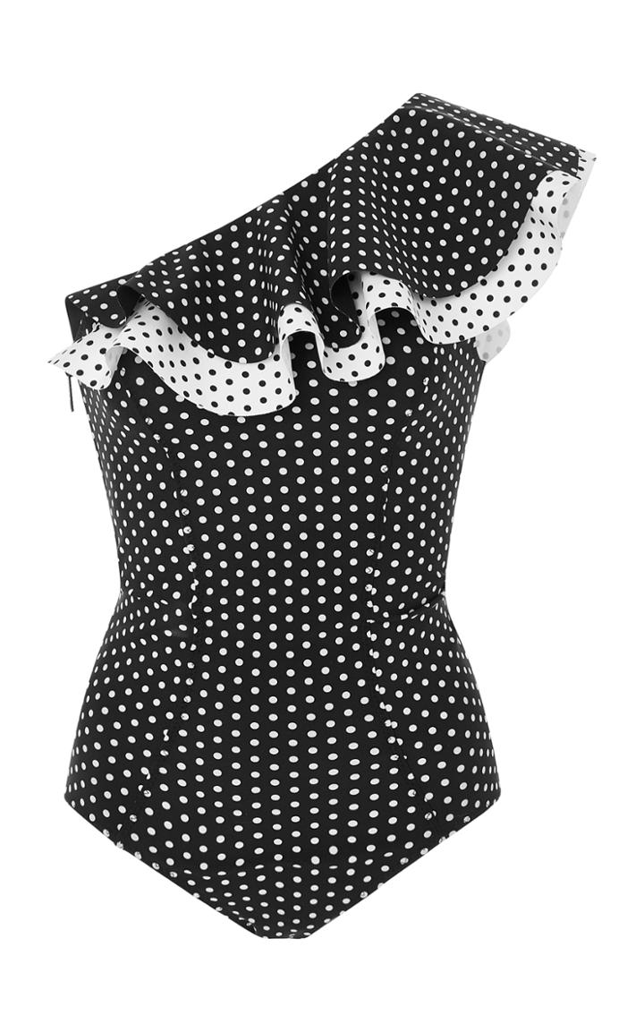 Lisa Marie Fernandez Arden One-shoulder One-piece Swimsuit