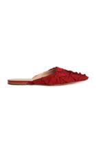 Moda Operandi Brock Collection Grosgrain Leather Slippers