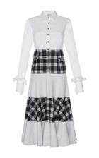 Rahul Mishra Checkered Midi Dress