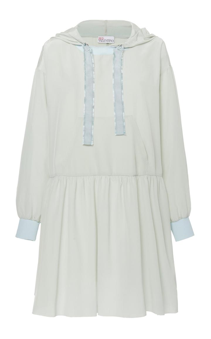 Red Valentino Hoodie Mini Dress