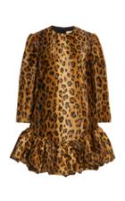 Moda Operandi Khaite Lorie Cheetah-print Cotton-blend Dress