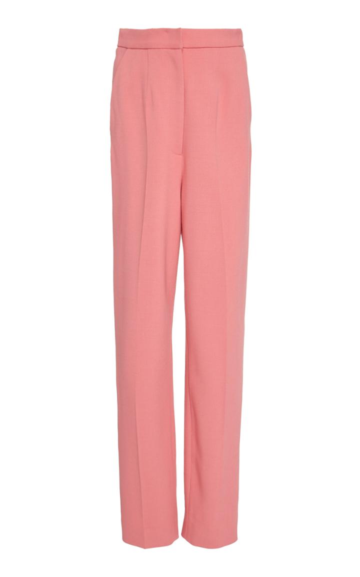 Saloni Maxima Straight-leg Crepe Pants