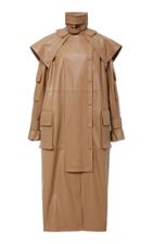 Zimmermann Unbridled Leather Overcoat
