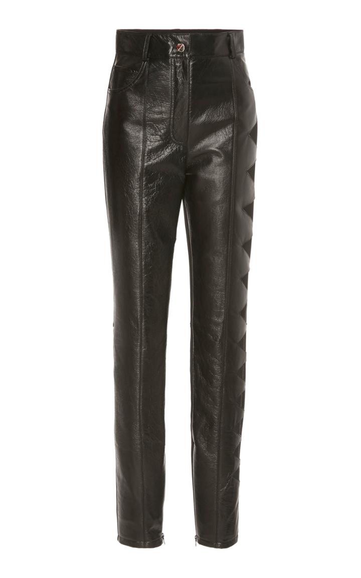 Moda Operandi David Koma High-waisted Skinny Leather Pants Size: 6