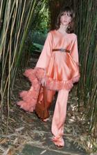 Valentino Wide-leg Silk Trouser