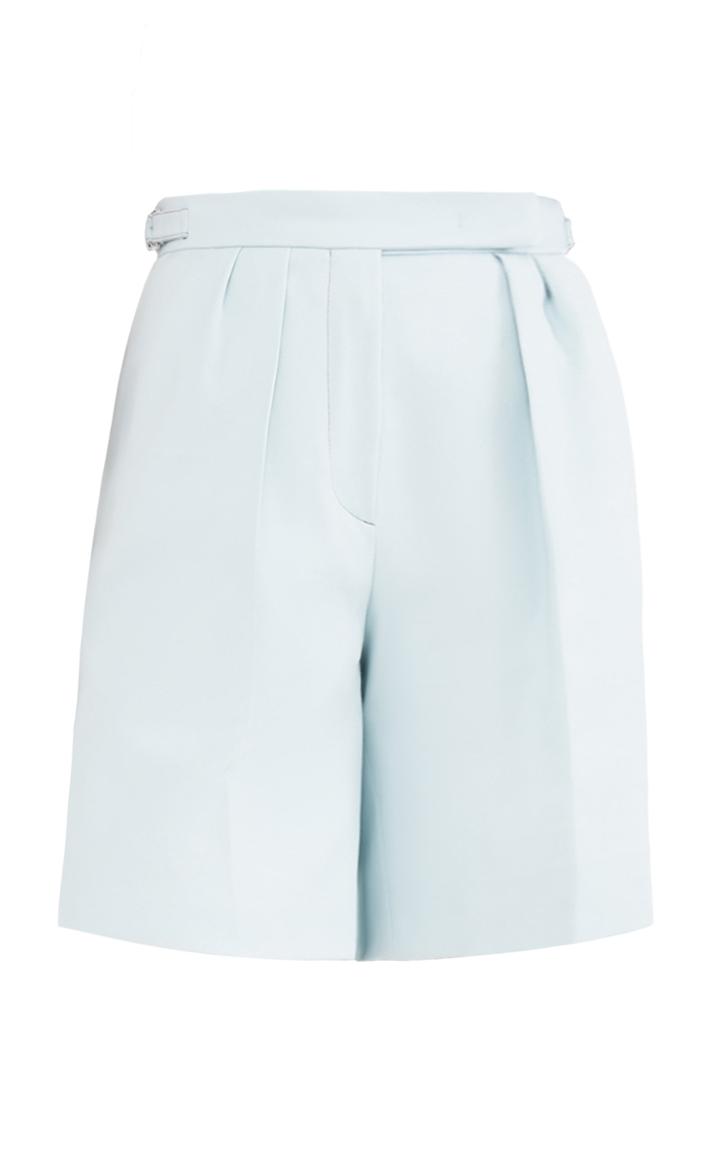 Max Mara Safari Pleated Cotton Knee-length Shorts