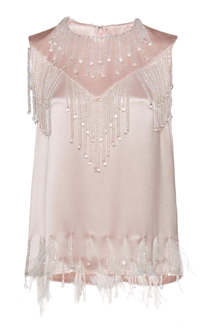 Huishan Zhang Harley Silk Top