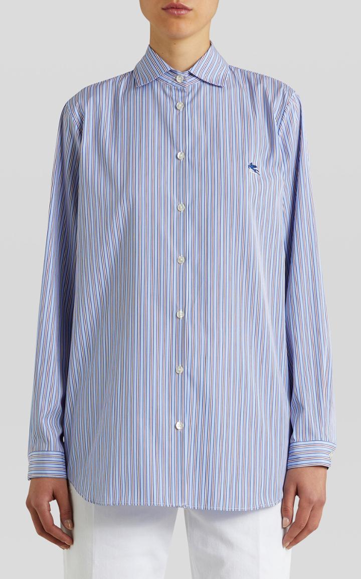Moda Operandi Etro Striped Cotton Poplin Shirt