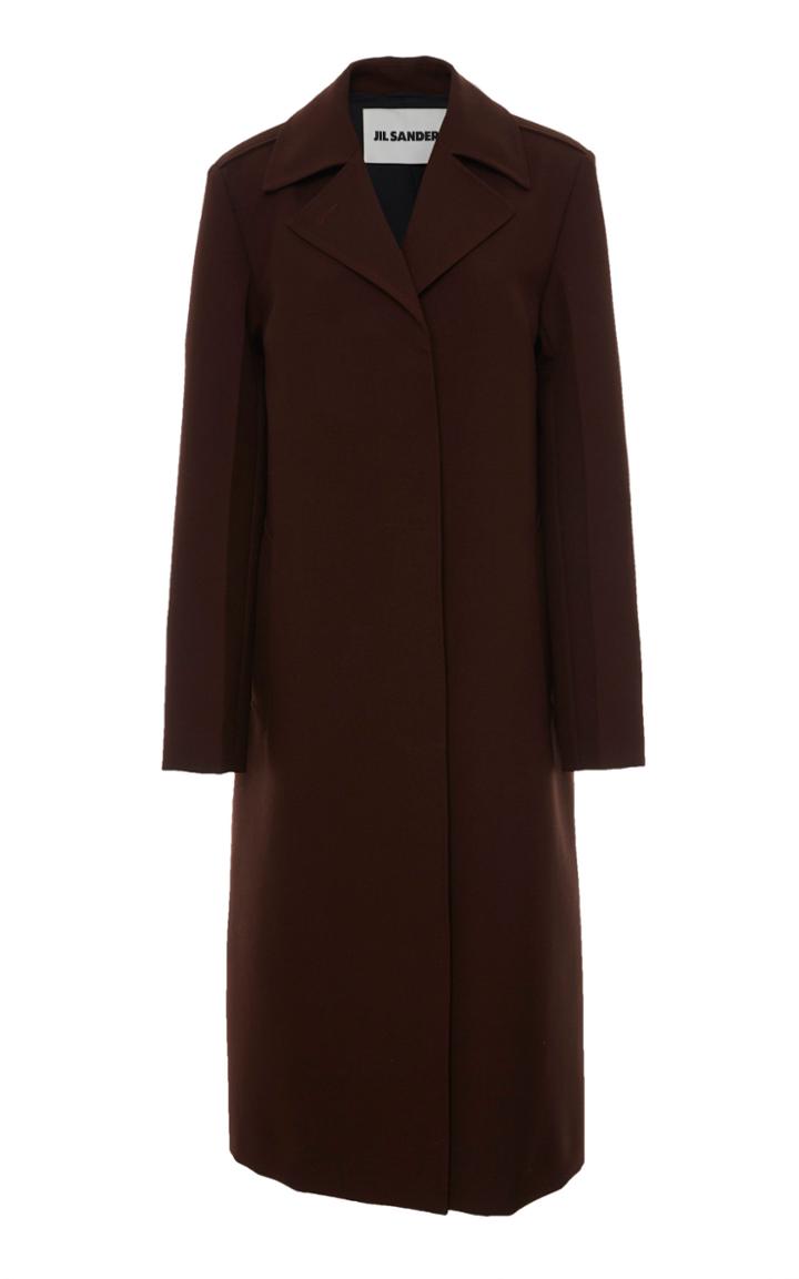 Jil Sander Madison Wool Overcoat