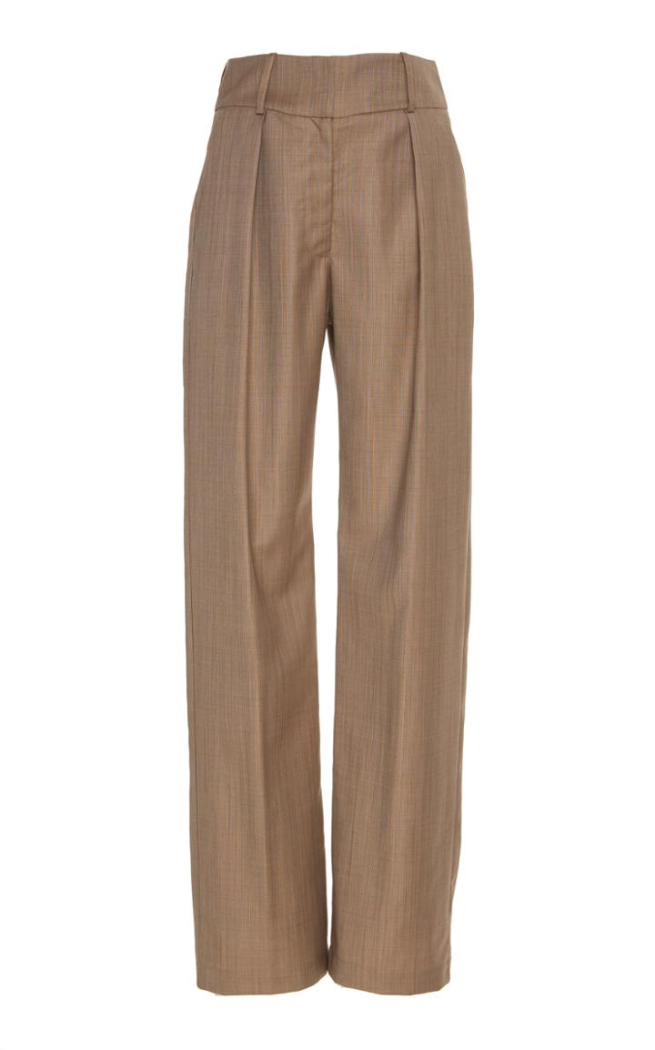 Matriel High Waisted Straight Leg Cropped Pants