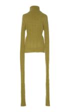 Jacquemus La Maille Sofia Cable-knit Turtleneck Sweater