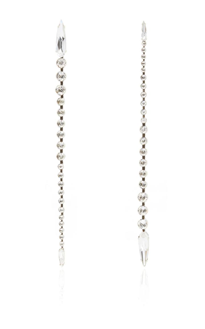 Ryan Storer Reverse Graduated Swarovski Crystal Drop Earrings