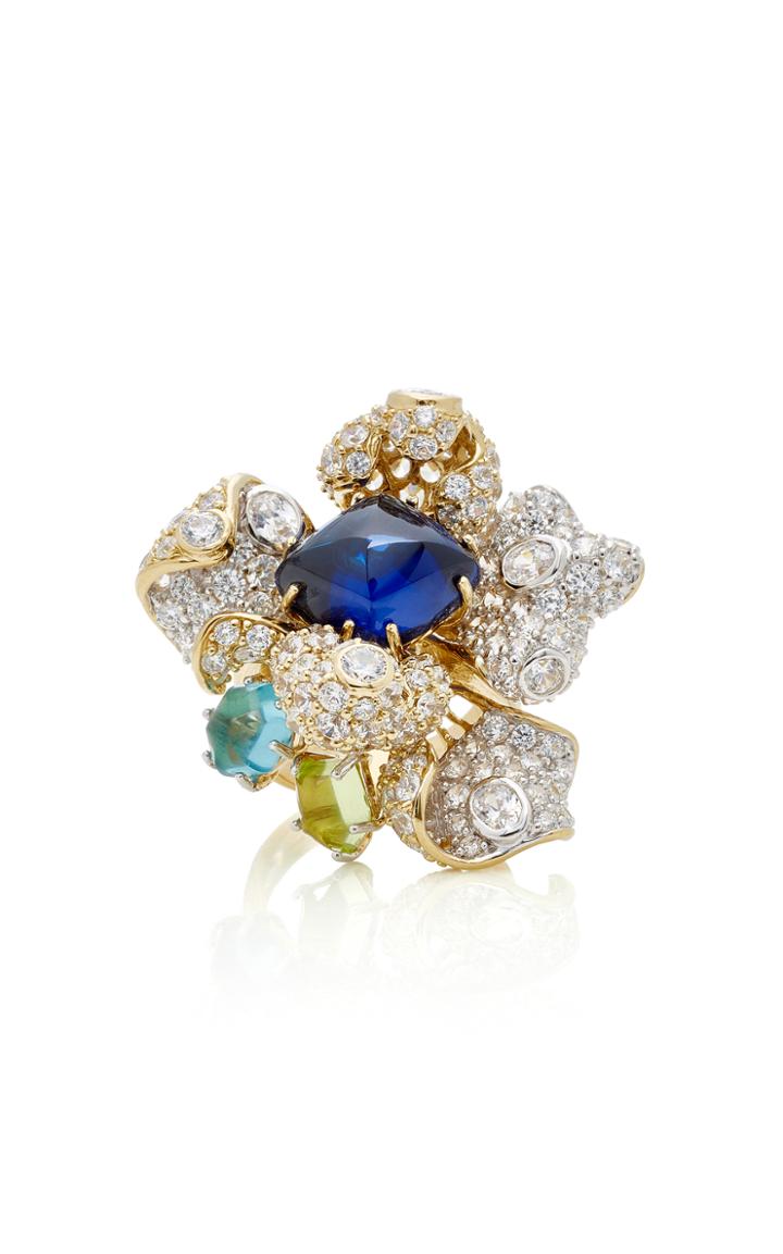 Anabela Chan M'o Exclusive Sapphire Blossom Ring