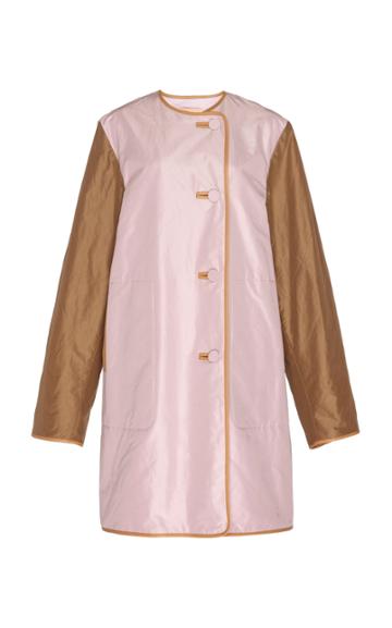Roksanda Misaki Contrast Cotton Coat