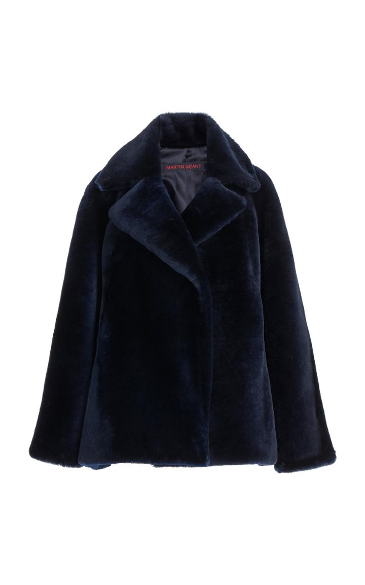 Moda Operandi Martin Grant A-line Shearling Jacket