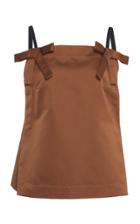 N 21 N&deg;21 Cezarina Bow-detailed Sleeveless Blouse
