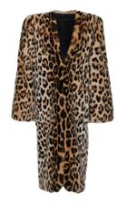 Attico Animal Print Trench Coat