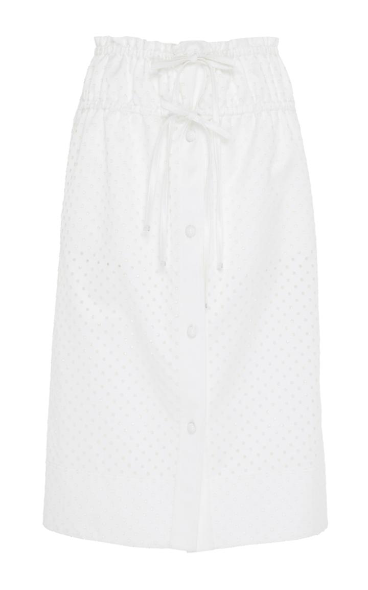 Emilio Pucci Perforated Midi Skirt
