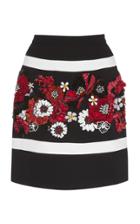 Elie Saab Embroidered Mini Skirt