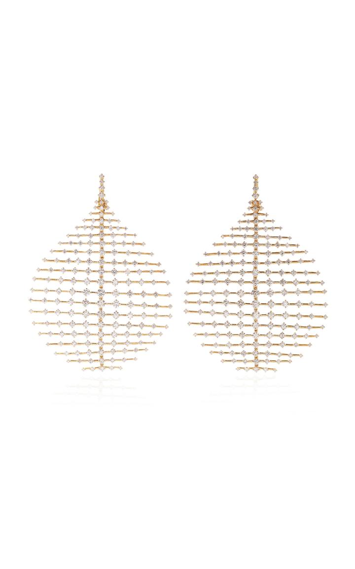 Fernando Jorge Disco 18k Yellow-gold And Diamond Earrings