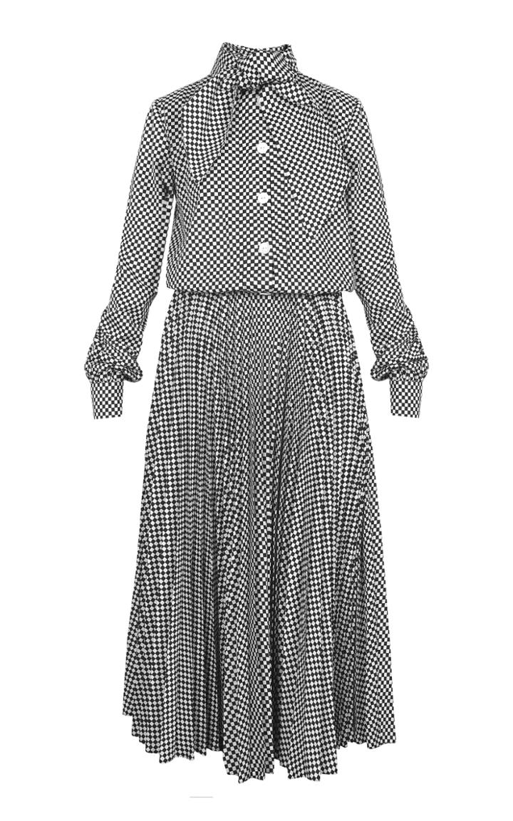Dalood Cotton Pleated Dress