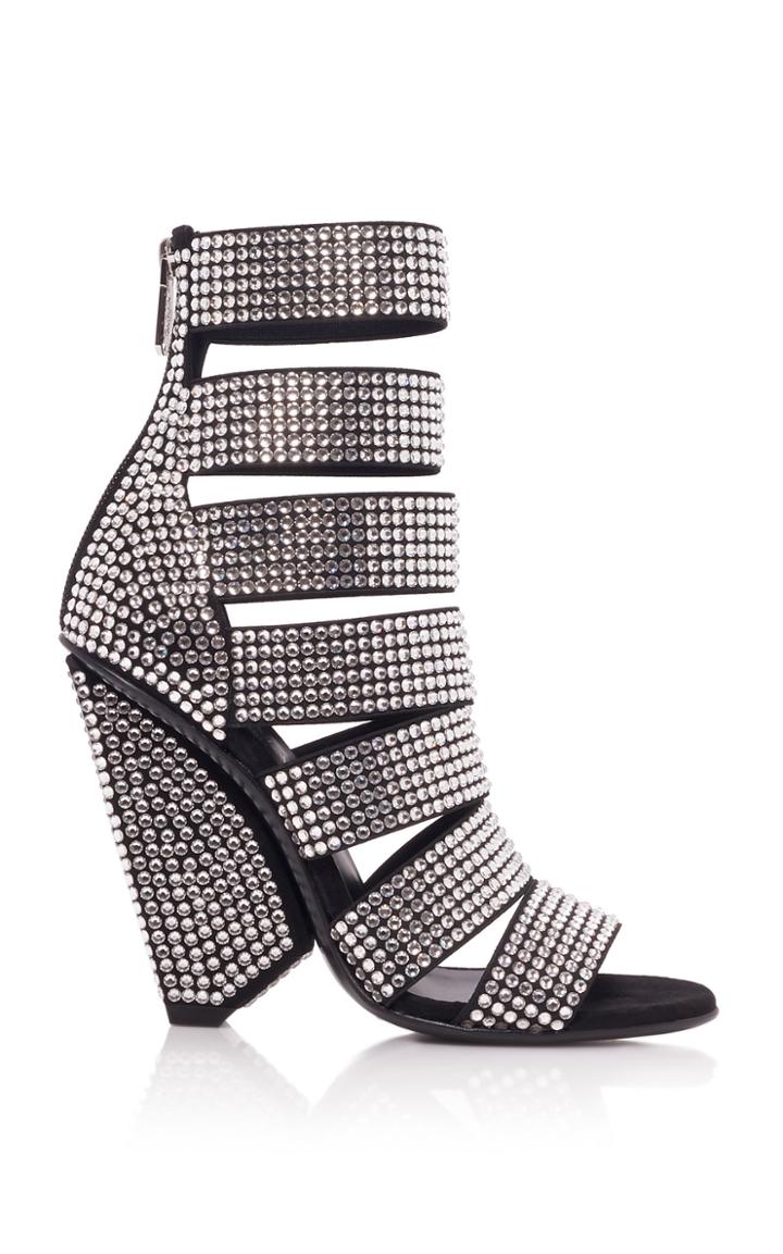 Balmain Lisa Crystal Sandals