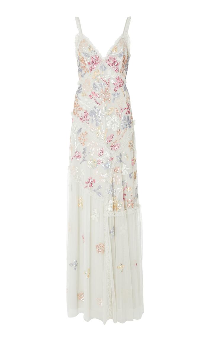Needle & Thread Deconstructed Sequin Gown