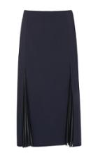 Versace Pleated Split Skirt