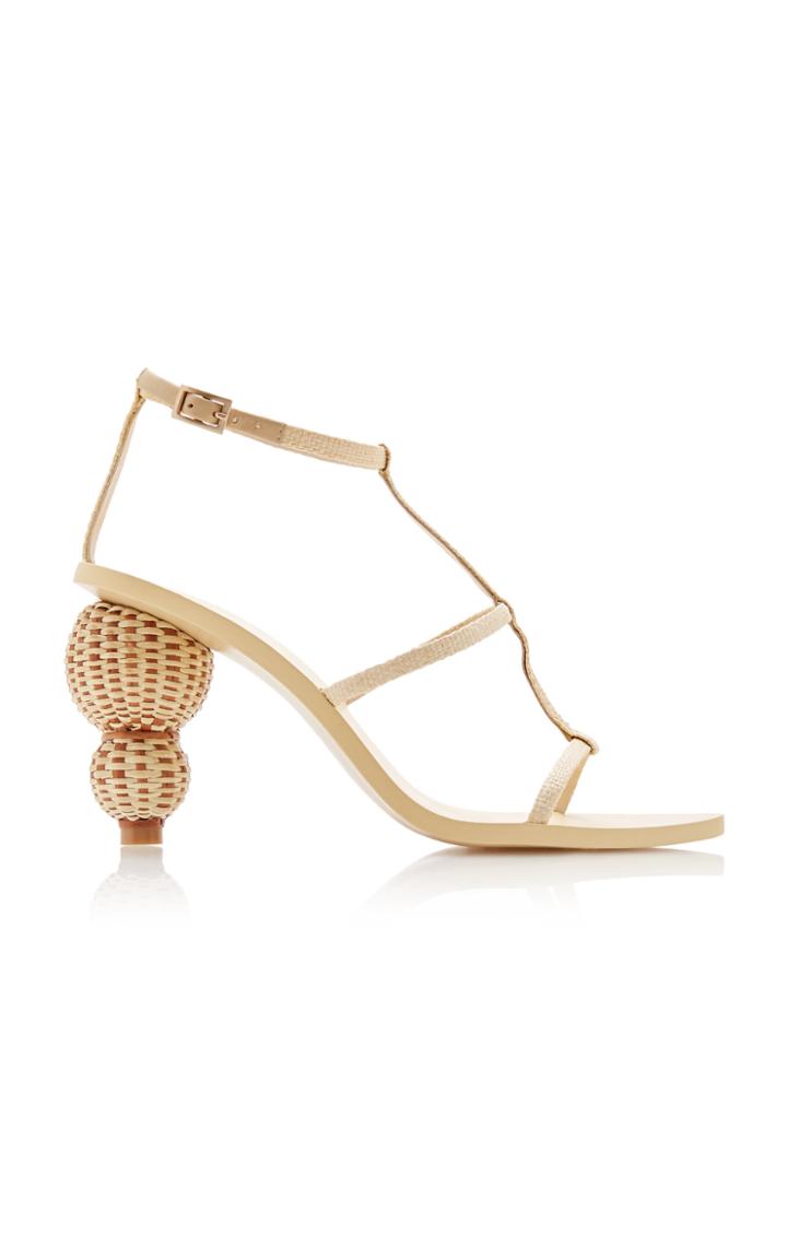 Cult Gaia Eden Woven Leather Sandals