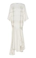Jw Anderson Cotton Jersey And Silk Dress
