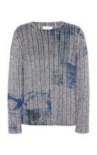 Moda Operandi 3.1 Phillip Lim Long Sleeve Printed Ribbed Sweater Size: M