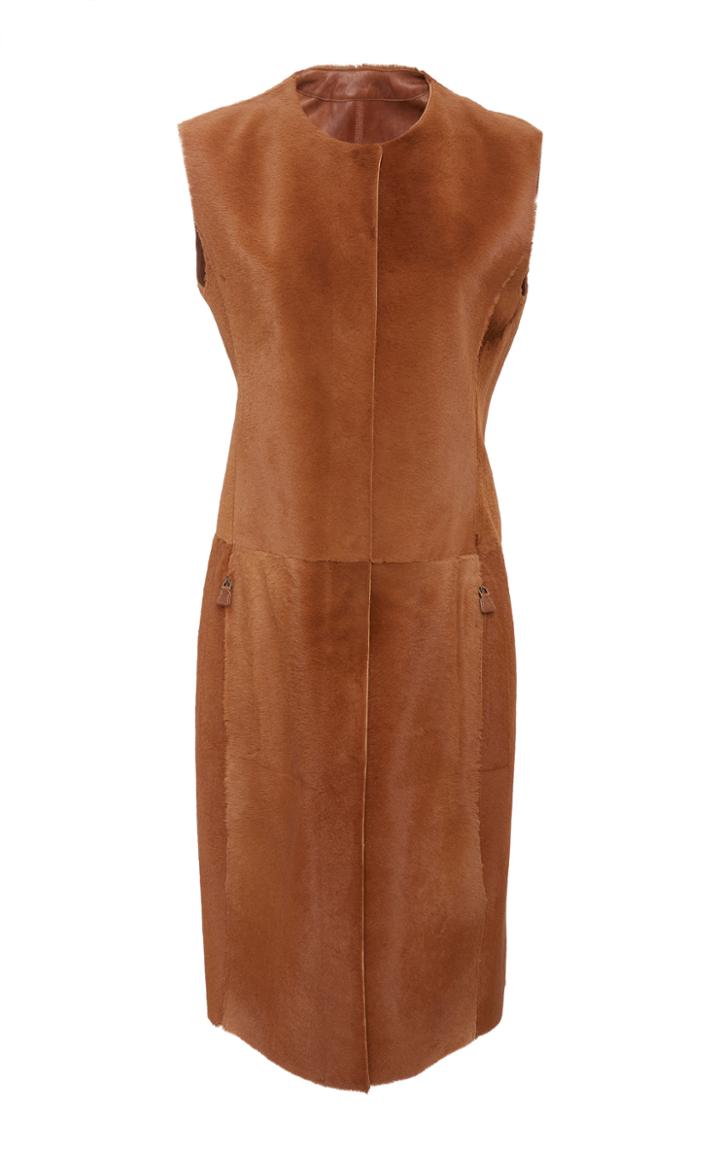 Akris Kangaroo And Leather Gilet