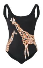 Onia Kelly Giraffe Print One-piece Swimsuit
