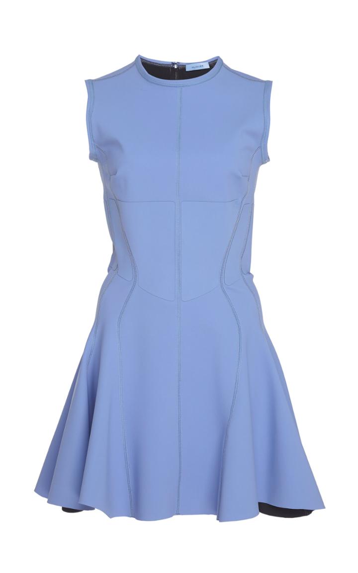 Mugler Flared Hem Mini Skater Dress