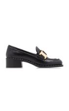 Moda Operandi Prada Leather Chain Loafers Size: 35