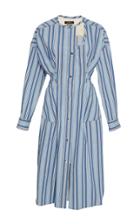 Isabel Marant Selby Striped Round Neck Dress