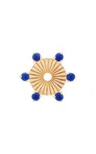 Foundrae Lapis 18k Gold Earring Fob Charm