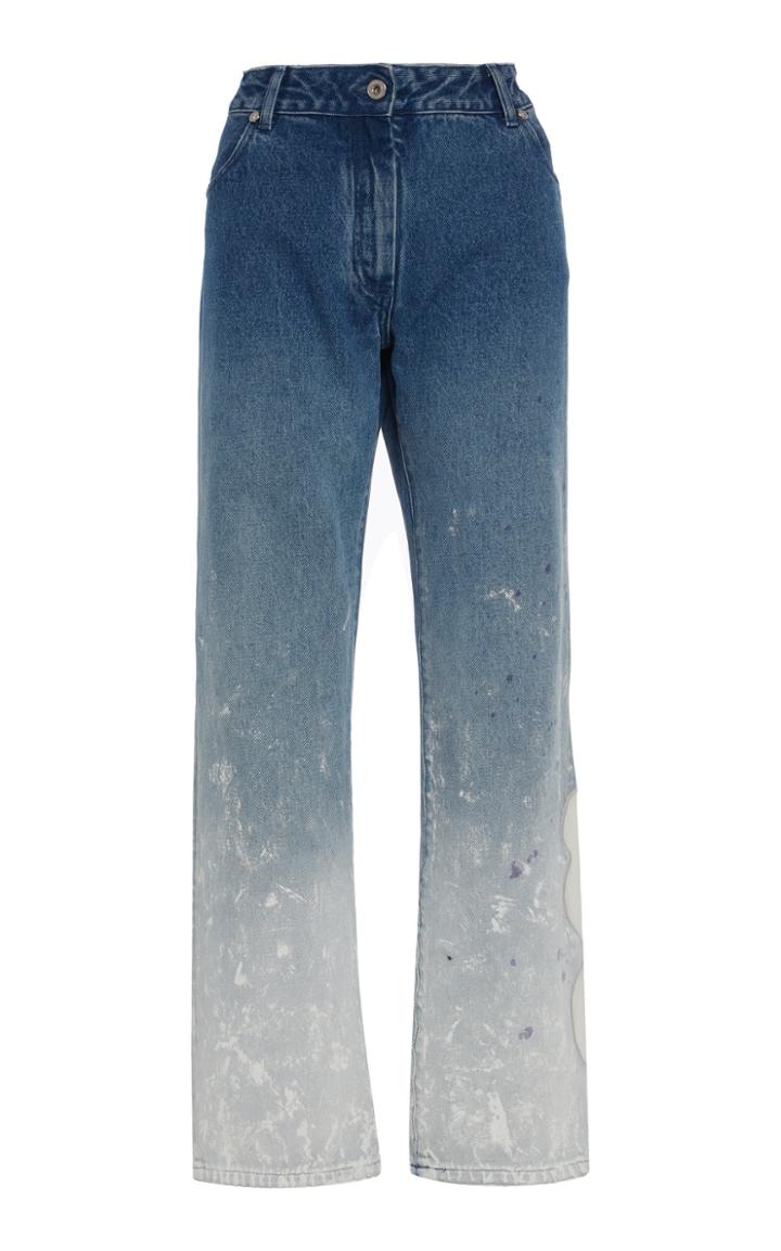 Off-white C/o Virgil Abloh Bleached Baggy Jeans