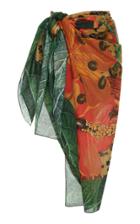 Agua De Coco Printed Jungle Sarong