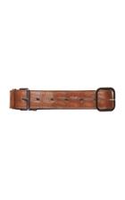 Marni Dual Buckle Croc-effect Wide Belt
