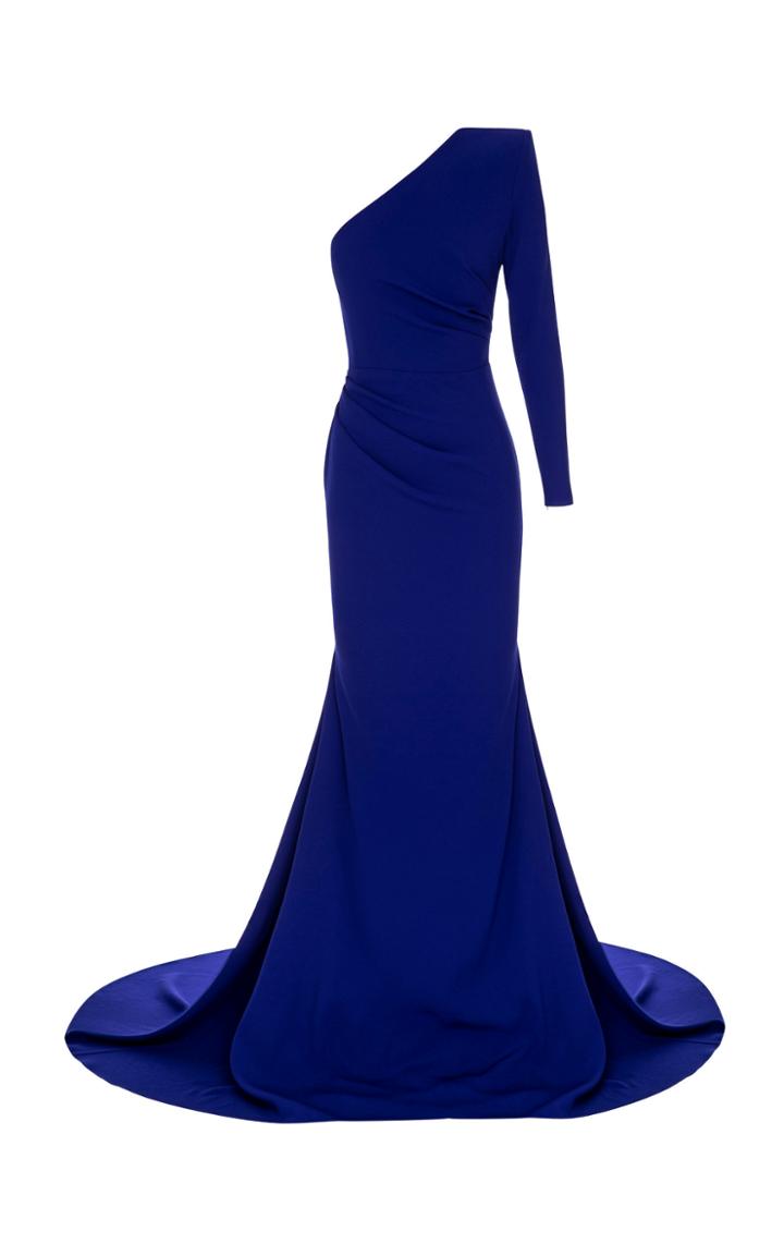 Moda Operandi Alex Perry Alden One-shoulder Satin Gown Size: 4