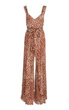 Alexis Tyrell Cheetah-print Wide-leg Jumpsuit
