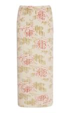 Paco Rabanne High-rise Knit Floral Skirt