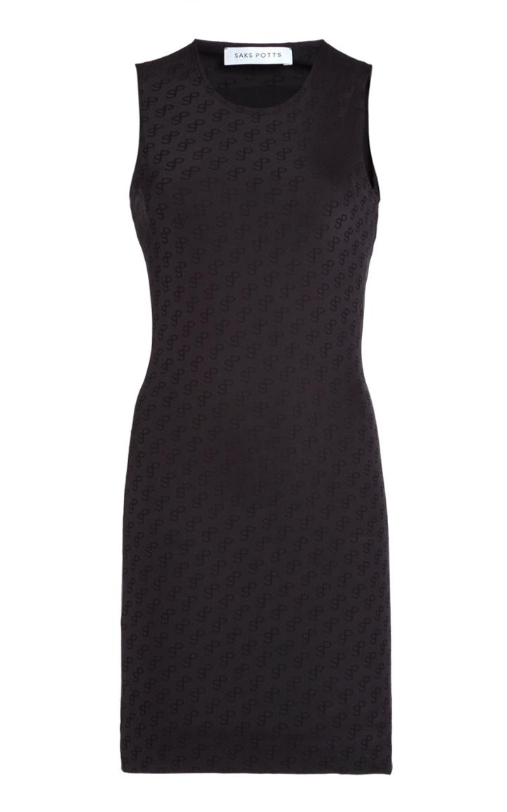 Moda Operandi Saks Potts Vision Logo-print Jersey Mini Dress