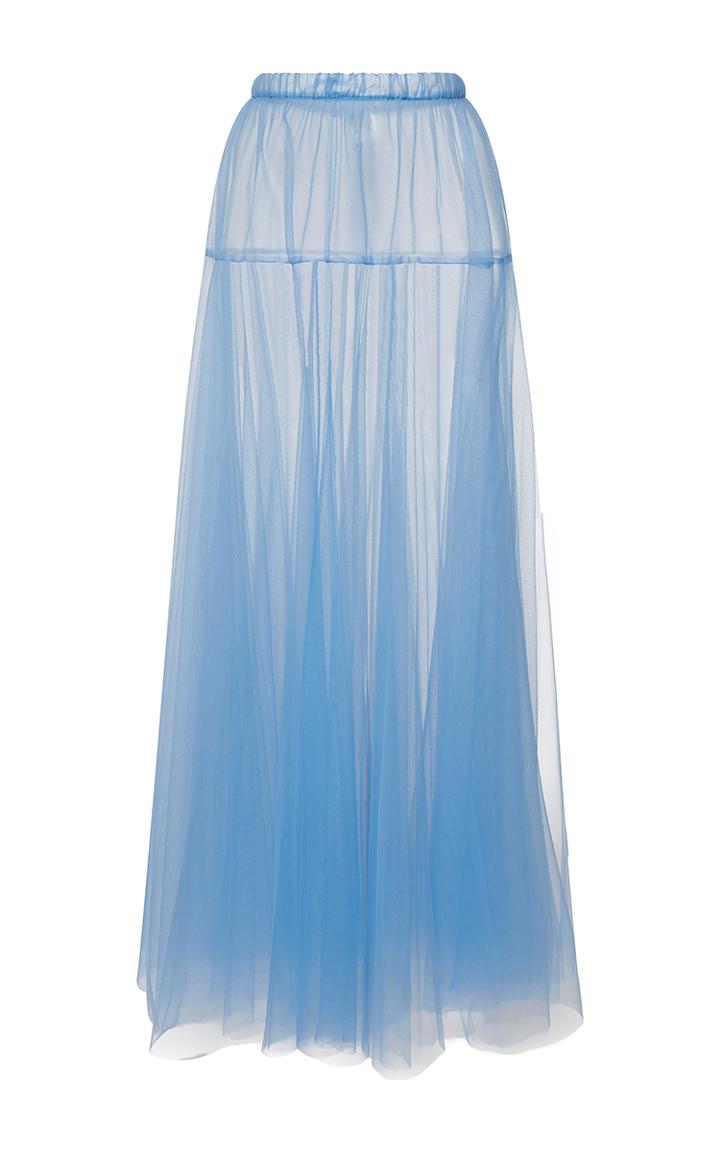 Rochas Layered Tulle A-line Skirt