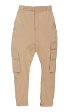 Prabal Gurung Terai Dropped Seat Cotton-blend Cargo Pants