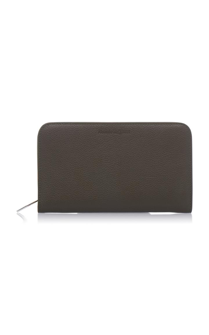 Alexander Mcqueen Textured Leather Wallet