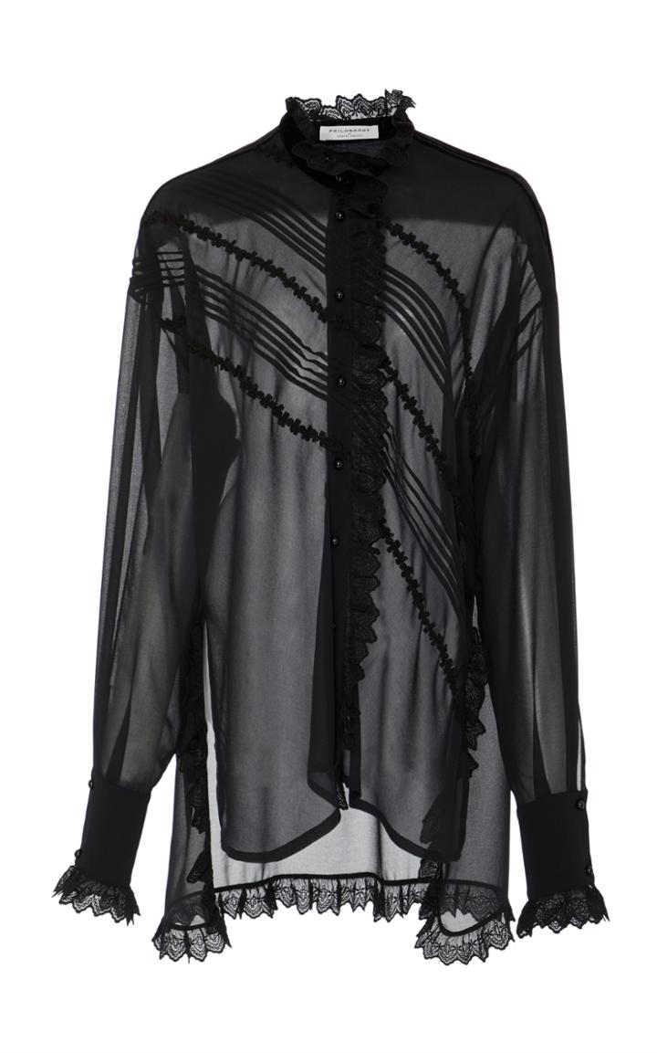 Philosophy Di Lorenzo Serafini Ruffled Blouse