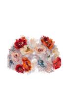 Marchesa Floral-embellished Silk Capelet