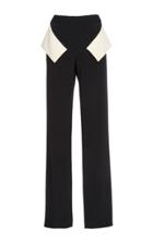 Sally Lapointe Peplum Crepe Track Pant